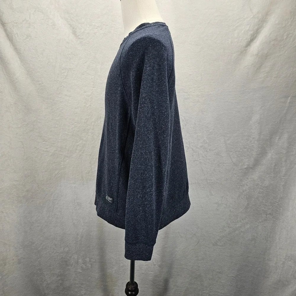 Eddie Bauer Sweatshirt Mens XL Blue Pullover Crew Long Sleeve Sweater Preppy Dad - Picture 2 of 11